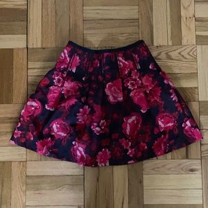 Fun rose patterned skirt